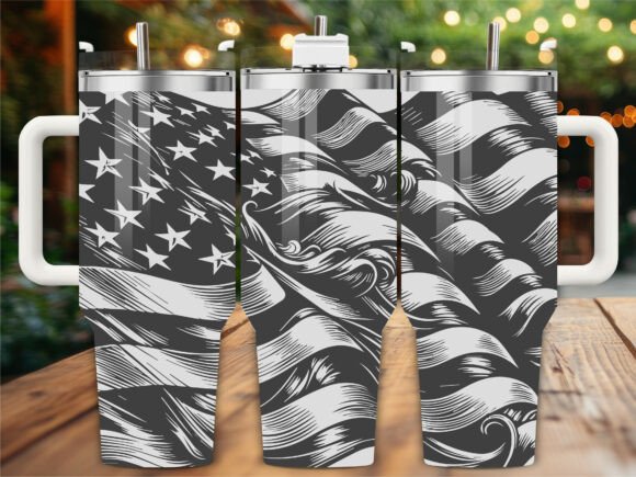 American Flag Tumbler Graphics & Tumbler Wraps Review