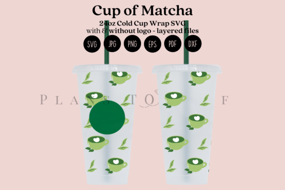 Cup of Matcha Cold Cup Tumbler Wrap Review
