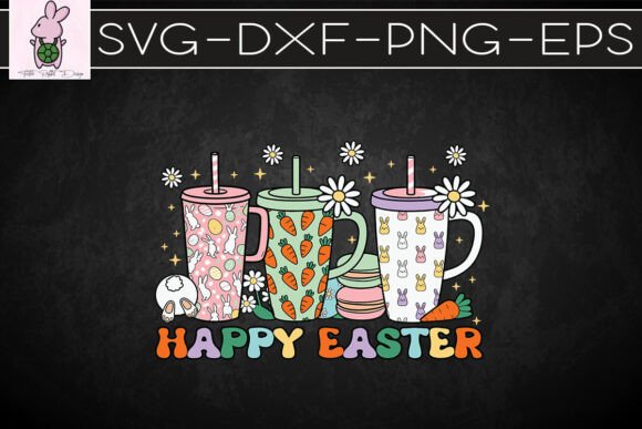Happy Easter Happy Season Bunny SVG
