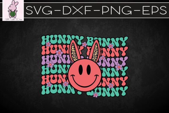 Hunny Bunny Smiley Face Happy SVG: Graphics for Crafts