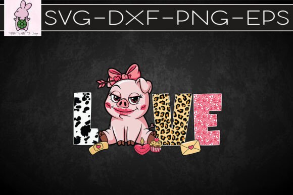 Love Pig Valentine's Day Farm SVG Review: Crafts & Graphics
