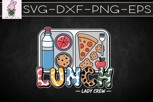 Lunch Lady Crew Sublimation School PNG for Graphics & Crafts