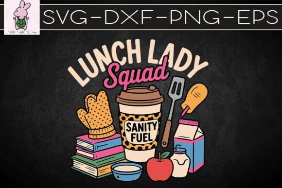 Lunch Lady Squad PNG Graphics for Crafts Branding