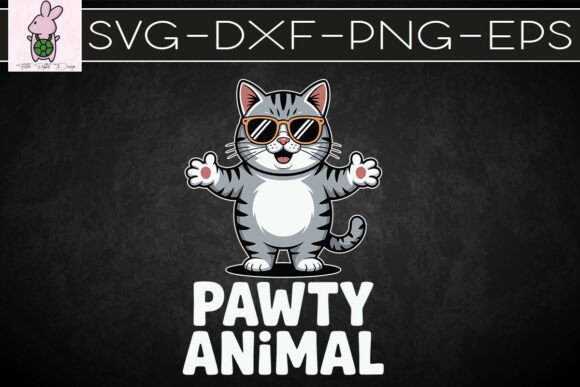 Pawty Animal Funny Party Cat Puns SVG: Graphics & Crafts Review