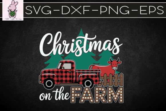 Rustic Farmhouse Christmas Truck SVG for Crafts & Graphics
